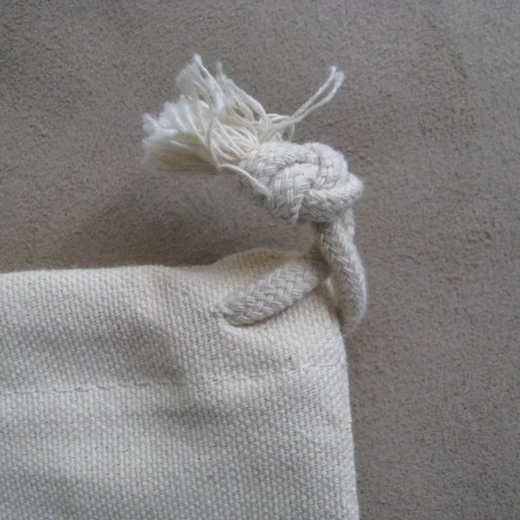 Koio Shoe Dust Bag Ivory Natural Cotton Canvas Storage Bag 13 1/2" x 16" - Picture 5 of 8